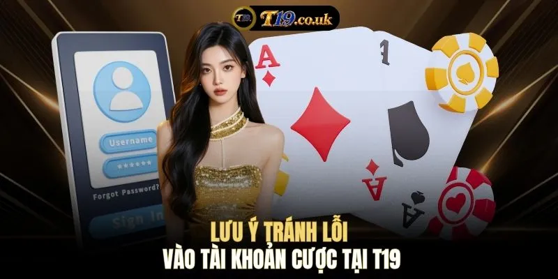 Lưu ý tránh lỗi vào tài khoản cược tại T19